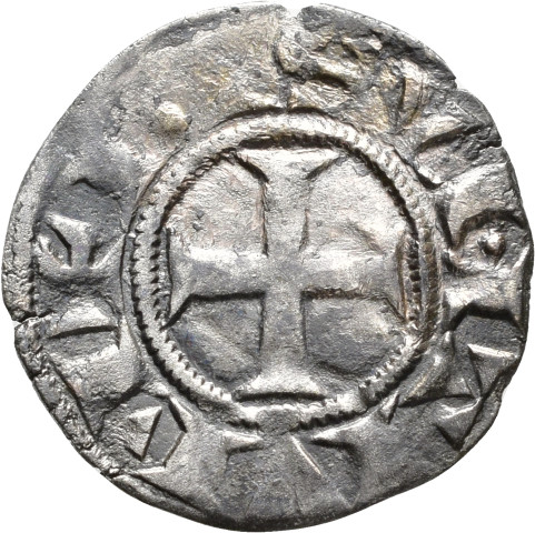 874.1.27 - pièce de monnaie ; denier estevenant