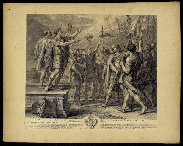 [Contantin et Maxence] [image fixe] / Peint par P.P Rubens ; gravé par N. Tardieu , 1694/1749