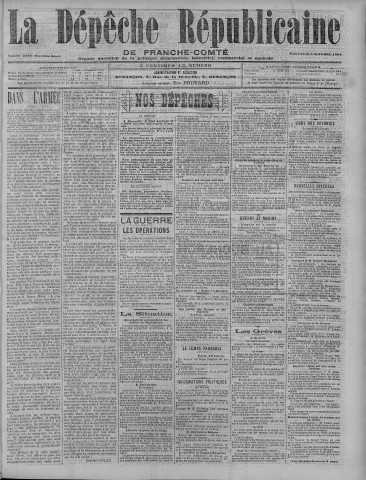 05/10/1904 - La Dépêche républicaine de Franche-Comté [Texte imprimé]
