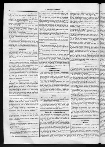 05/11/1845 - Le Franc-comtois - Journal de Besançon et des trois départements