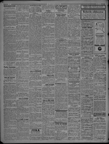 18/05/1942 - Le petit comtois [Texte imprimé] : journal républicain démocratique quotidien