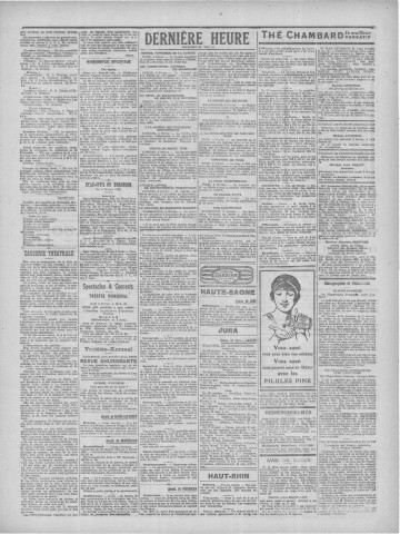 07/02/1922 - Le petit comtois [Texte imprimé] : journal républicain démocratique quotidien