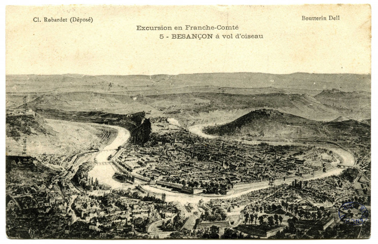 Excursion en Franche-Comté. Besançon. A vol d' Oiseau [image fixe] , 1904/1930