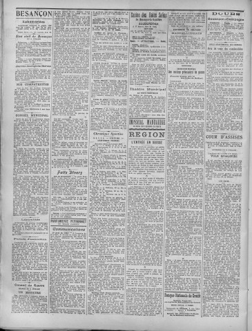 09/07/1919 - La Dépêche républicaine de Franche-Comté [Texte imprimé]