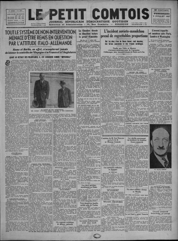 02/07/1937 - Le petit comtois [Texte imprimé] : journal républicain démocratique quotidien