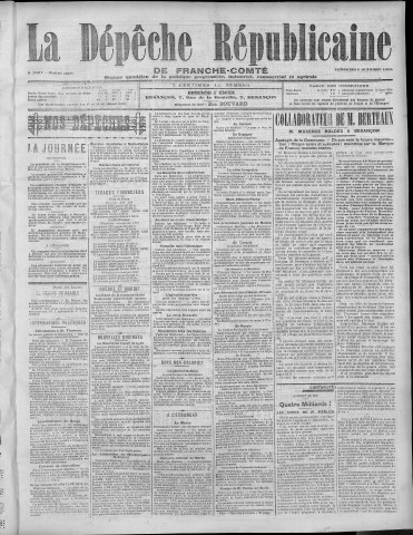 06/10/1905 - La Dépêche républicaine de Franche-Comté [Texte imprimé]