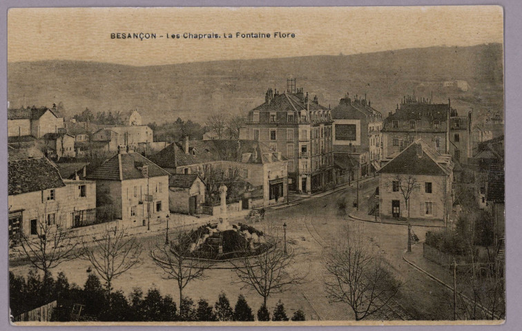Besançon - Les Chaprais. La Fontaine Flore [image fixe] , 1904/1930