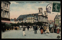 Besançon. - La Madeleine - Place & Statue de Jouffroy [image fixe] , Paris : AQUA PHOTO, 1904/1918