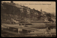 Besançon - Faubourg Rivotte - Passerelle du Chemin de fer d'Amathey-Vésigneux [image fixe] , 1904/1930