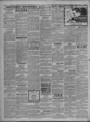 19/10/1939 - Le petit comtois [Texte imprimé] : journal républicain démocratique quotidien
