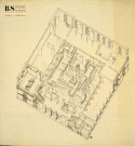 Musée des Beaux-Arts, projet d'aménagement de Louis Miquel, structure d'ensemble du bâtiment : 2 plans en 3D des niveaux inférieurs et supérieurs.