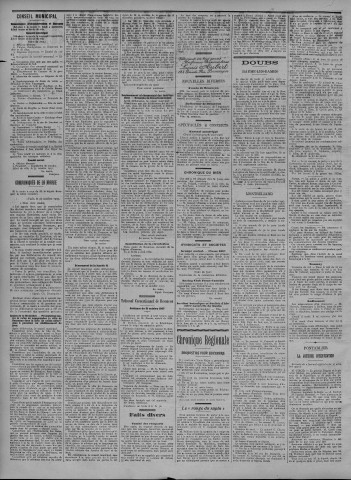 01/11/1907 - La Dépêche républicaine de Franche-Comté [Texte imprimé]