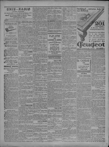 20/12/1931 - Le petit comtois [Texte imprimé] : journal républicain démocratique quotidien