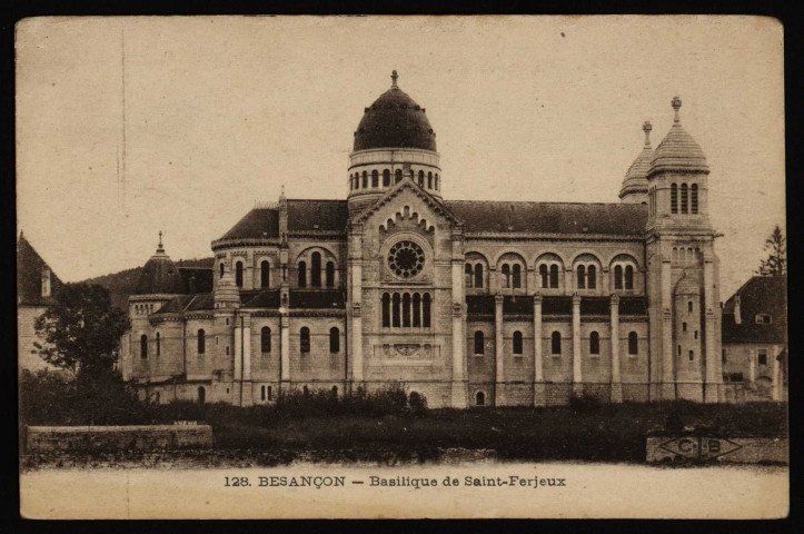 Besançon. - Basilique de Saint-Ferjeux [image fixe] , Besançon : "Phototypie artistique de l'Est C. Lardier, Besançon (Doubs), 1904/1930