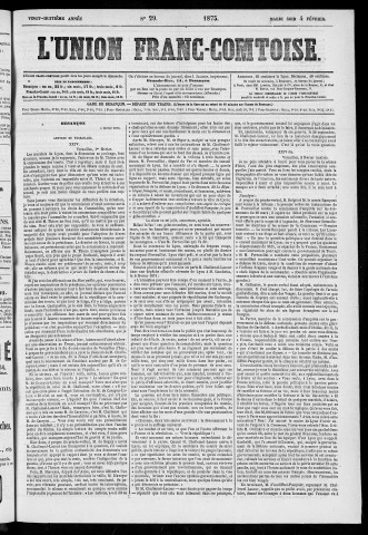 04/02/1873 - L'Union franc-comtoise [Texte imprimé]