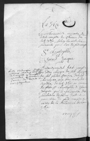 Comptes de la Ville de Besançon, recettes et dépenses, Compte de François Morel (1er juin 1669 - 31 mai 1670)