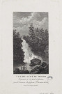 Vue du Saut du Doubs [estampe] : cataracte de 82 pieds de hauteur, près le hameau du pifsoux (commune du lac) / gravé par Jacques Couché père, eau forte , [S.l.] : [s.n.], 1700-1799