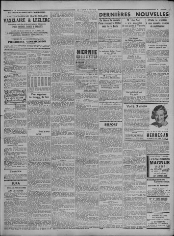30/05/1935 - Le petit comtois [Texte imprimé] : journal républicain démocratique quotidien