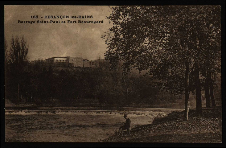 Besancon-les-bains. Barrage Saint-Paul et fort Beauregard. [image fixe] , Besancon : C.L.B., 1914/1948