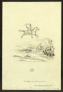 Le Sylphe, cavalier de Bonlieu (Jura). [Vue du lac et illustration de la légende] [dessin] , [S.l.] : [s.n.], [s.d.]