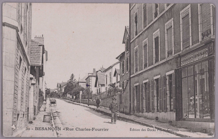 Besançon - Rue Charles-Fourrier [image fixe] : Edition des Docks Franc-Comtois, 1904/1916