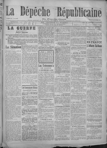 16/12/1917 - La Dépêche républicaine de Franche-Comté [Texte imprimé]