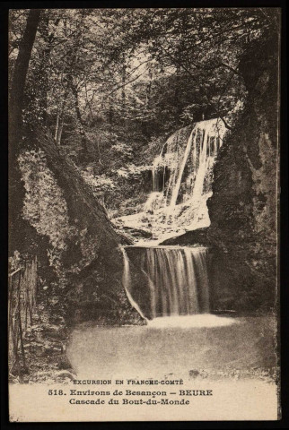 Environs de Besançon. Beure - Cascade du Bout du Monde [image fixe] , Besançon : Edit. L. Gaillard-Prêtre, 1912/1914