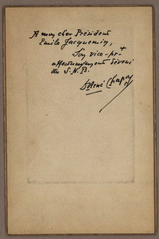 Photographie; Portrait de René Chapoy, vice président du SNB.