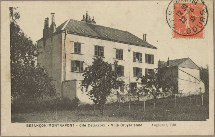 Besançon-Montrapont - Cité Delacroix. - Villa Gruyérienne [image fixe] : Angounet, Edit., 1904/1932