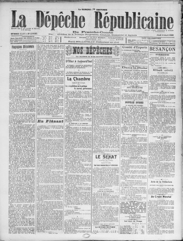 03/04/1924 - La Dépêche républicaine de Franche-Comté [Texte imprimé]