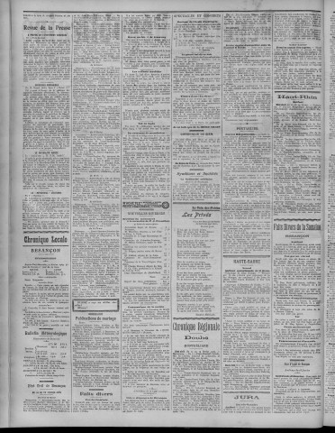 21/02/1909 - La Dépêche républicaine de Franche-Comté [Texte imprimé]
