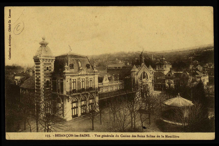 Besançon. - Vue générale du Casino des Bains Salins de la Mouillère [image fixe] , Besançon : Cliché Ch Leroux, 1904