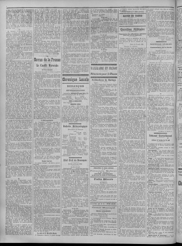27/08/1911 - La Dépêche républicaine de Franche-Comté [Texte imprimé]