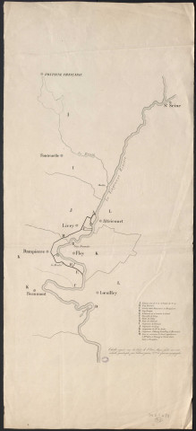 Carte copiée sur la carte d'Etat-major, faite sur une échelle quadruple par Valluet jeune, D.teur et graveur-géographe. [Document cartographique] , 1800/1899