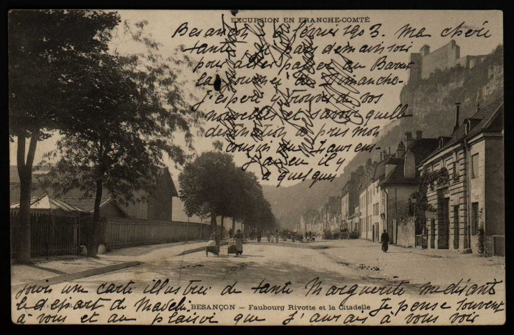 - Besançon - Faubourg Rivotte et la Citadelle [image fixe] , Besançon : Teulet, édit., 1897-1903