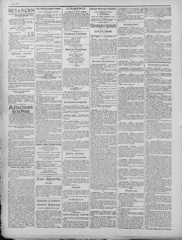 07/02/1924 - La Dépêche républicaine de Franche-Comté [Texte imprimé]
