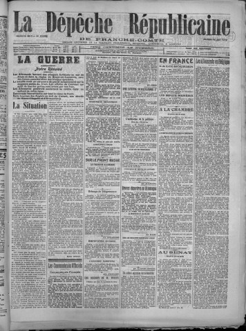 23/06/1917 - La Dépêche républicaine de Franche-Comté [Texte imprimé]