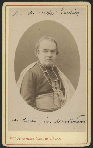 Fratelli d'Alessandri, Via del Corso 12, Rome. Louis Besson, évêque de Nîmes