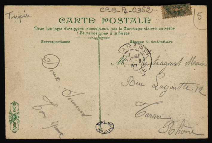 Besançon. Vue générale prise de Bregille [image fixe] , Besançon : L. V. &amp; Cie, 1904/1907