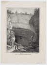 Entrée de la glacière de Chaux (Dépt du Doubs) [estampe] , [S.l.] : Imp. de A. Girod, [1800-1899]