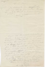 1954.6.33 - Brouillon d'une lettre de Joseph Lanfrey adressée à Mr le Maire de Morez