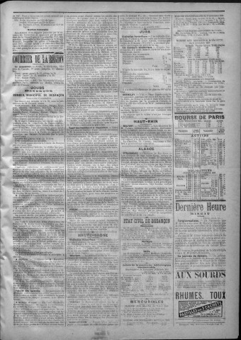 24/11/1887 - La Franche-Comté : journal politique de la région de l'Est
