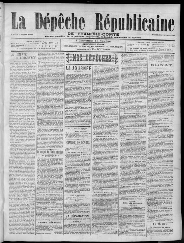 14/04/1905 - La Dépêche républicaine de Franche-Comté [Texte imprimé]