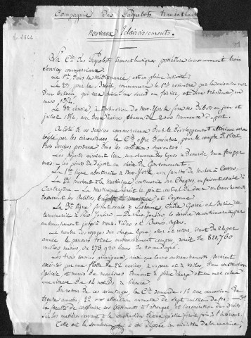Ms 2862 - Tome II. Pierre-Joseph Proudhon. Papiers sur les affaires Gauthier.