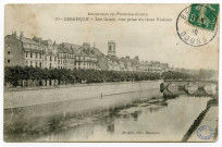 Besançon. Les Quais, vue prise du Quai Vauban [image fixe] , Besançon : Mosdier, édit., 1908/1912