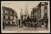 Besançon - Avenue Carnot et Eglise du Sacré-Coeur [image fixe] , Strasbourg-Schiltigheim : Cie des arts photomécaniques, 1932/1940