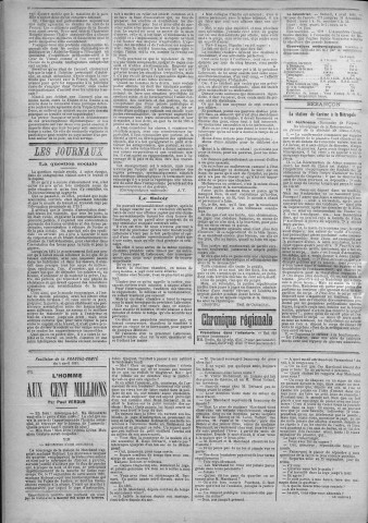 04/04/1891 - La Franche-Comté : journal politique de la région de l'Est