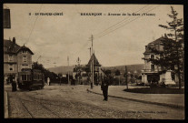 Besançon - Avenue de la Gare (Viotte) [image fixe] , Besançon : Edition des Nouvelles Galeries, 1904-1930