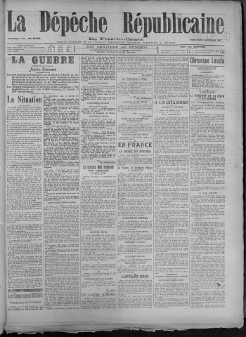 03/10/1917 - La Dépêche républicaine de Franche-Comté [Texte imprimé]