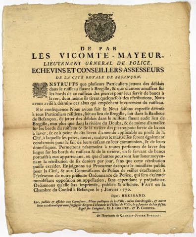 RUISSEAU DE BREGILLE - REGLEMENTATION